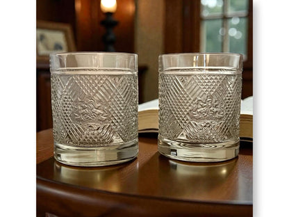 Ralph Lauren Safari Old Fashioned Glasses, Pair