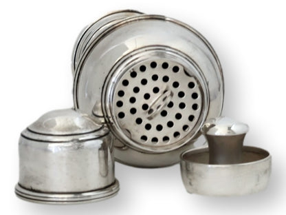 Antique English Silverplate Cocktail Shaker