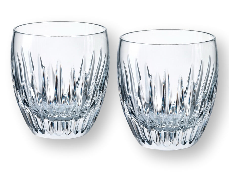 French Baccarat Massena Crystal Tumblers, Pair