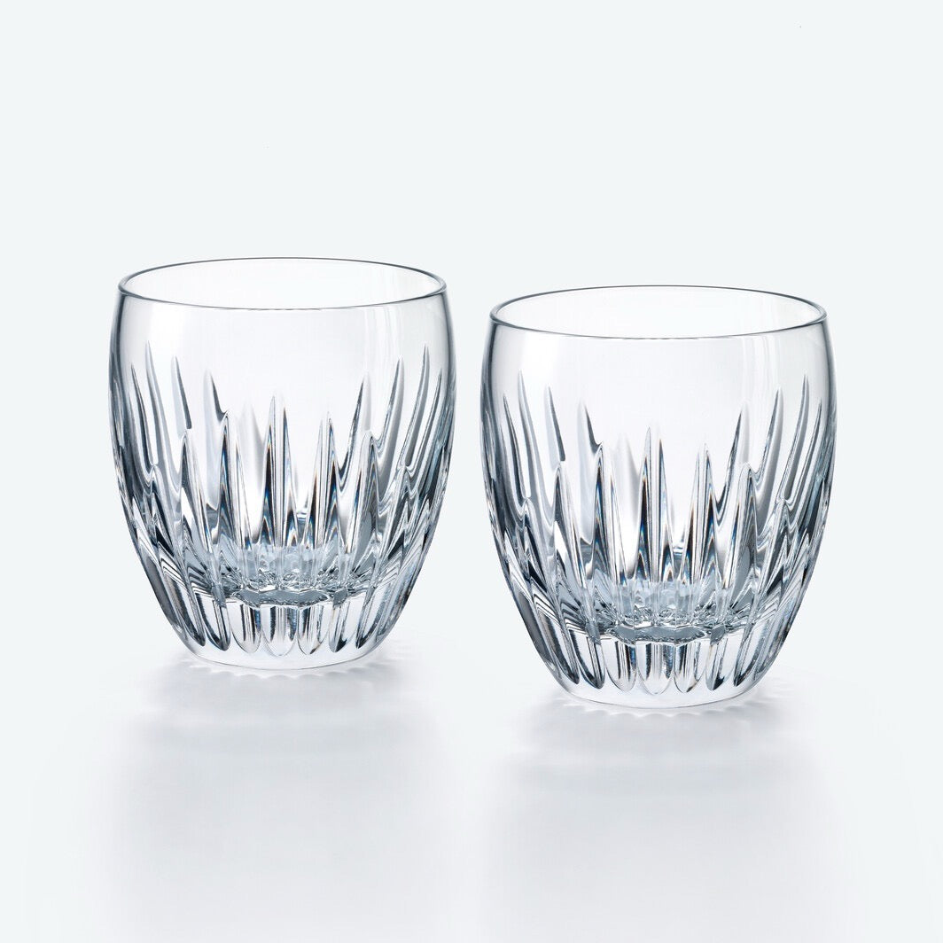 French Baccarat Massena Crystal Tumblers, Pair