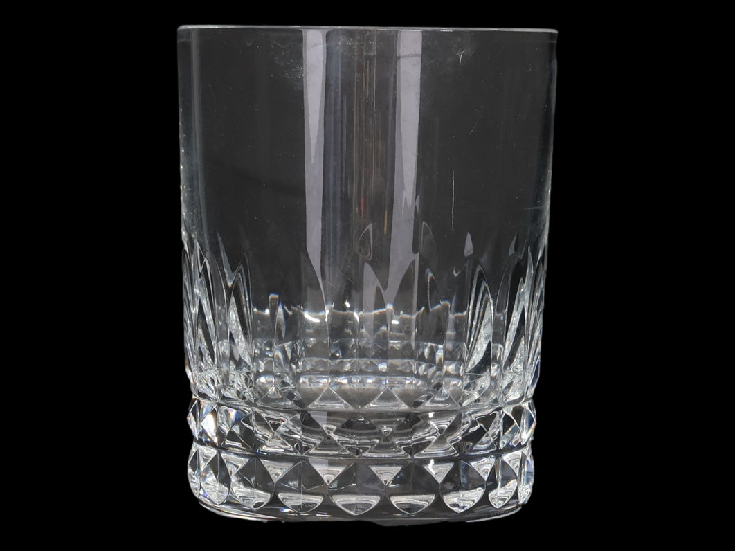 French Baccarat Piccadilly Double Old Fashioned Glasses, Pair