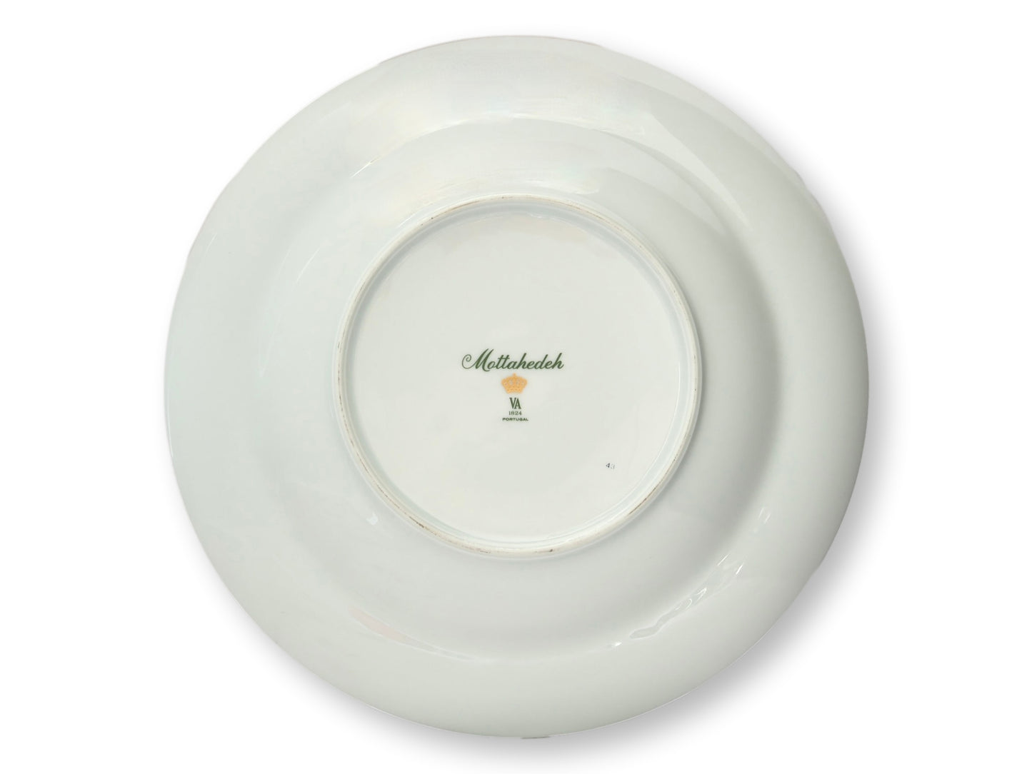 Mottahedeh Golden Butterfly Rim Soup Bowls, S/8
