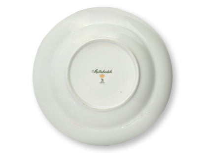 Mottahedeh Golden Butterfly Rim Soup Bowls, S/8