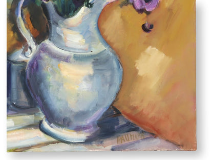 Liliane Paumier French Floral Still Life Oil Painting
