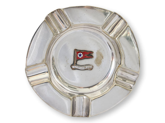 1930s Historic English Steamship Ashtray