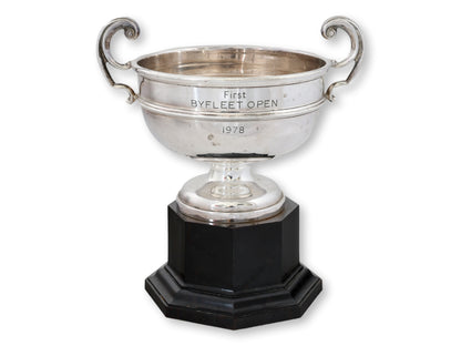 1978 English Golf Trophy on Stand