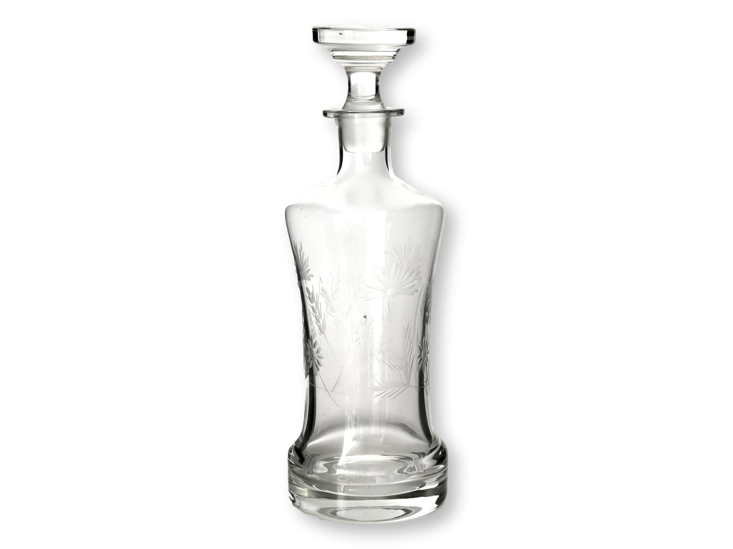 Heavy Crystal Decanter Set, 6 pcs