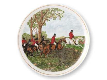 1960s J.F. Herring Sen. 'Famous Hunting Scenes' Plates, Set of 3