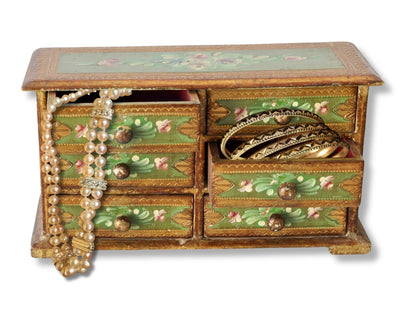 Midcentury Italian Florentine Jewelry Box