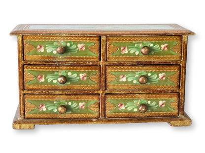 Midcentury Italian Florentine Jewelry Box