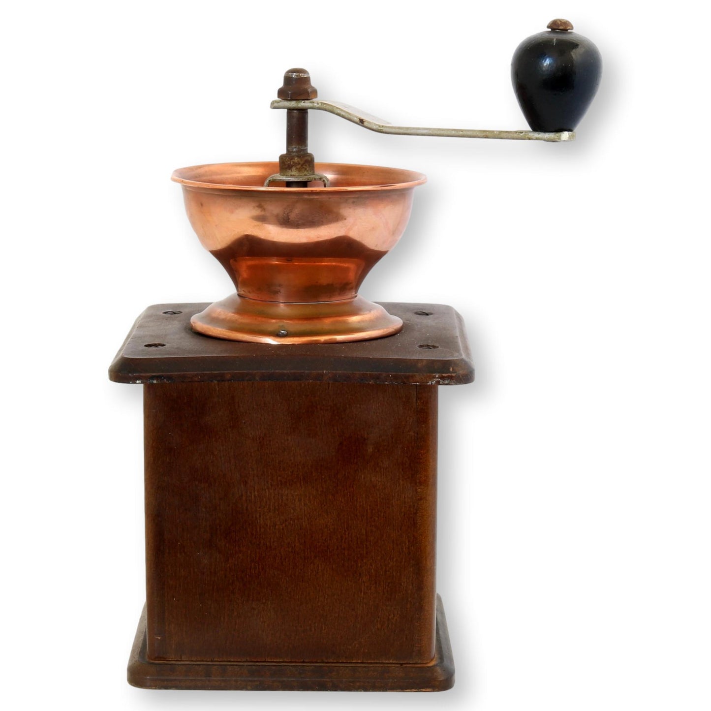 Vintage Copper Top Coffee Grinder