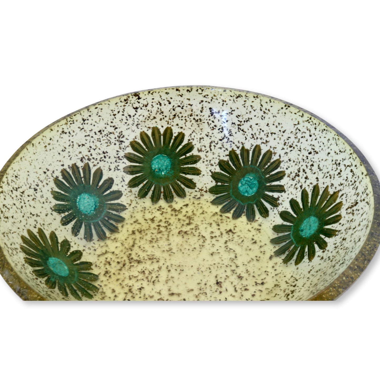 Vintage Mid-Century Modern Resin Serving Bowl