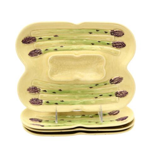 C. 1920s Mintons Asparagus Plates, Set of 4