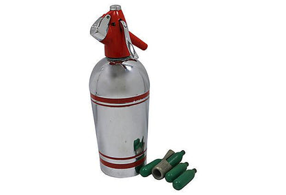 1960s Sparklets Streamline Chrome Soda Syphon