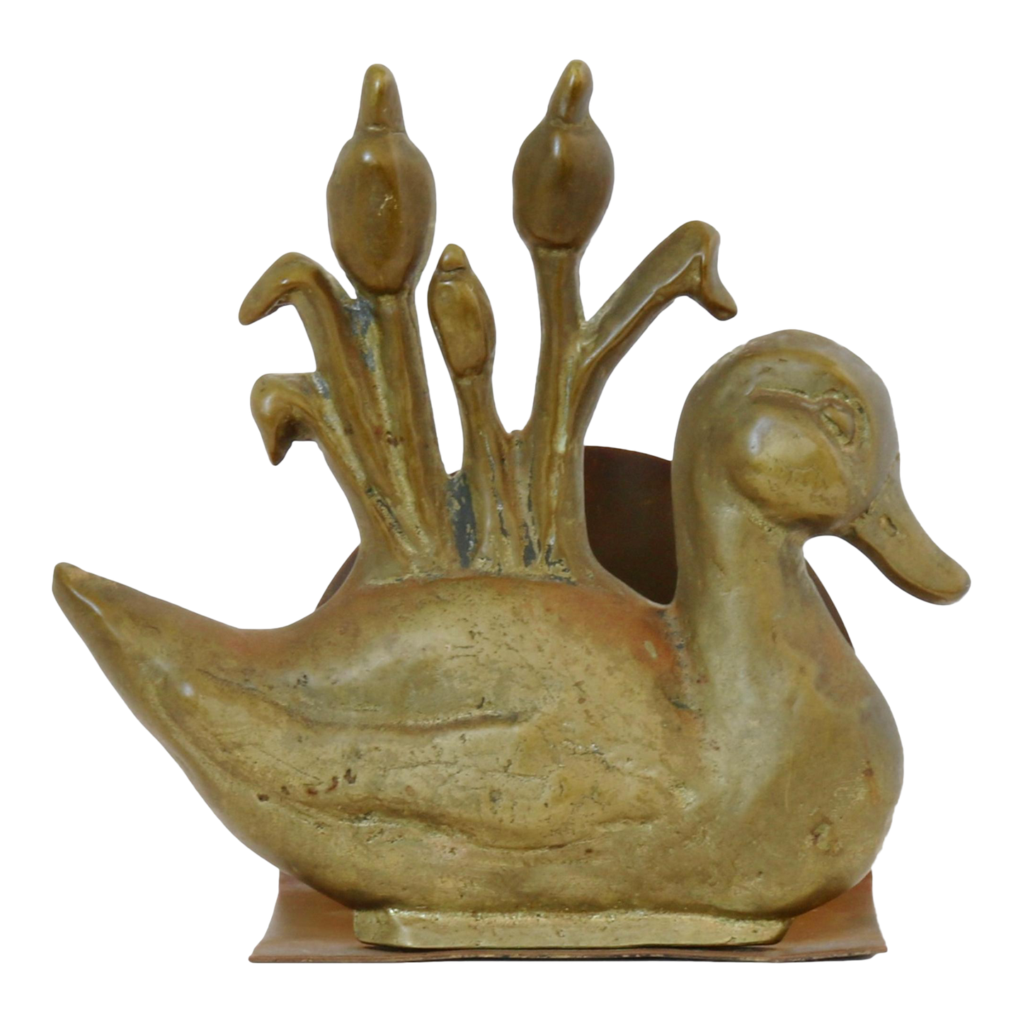 1970s Brass Duck Letter Holder