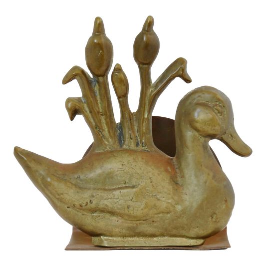 1970s Brass Duck Letter Holder