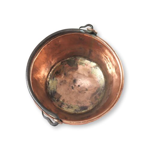 Antique English Copper Bucket