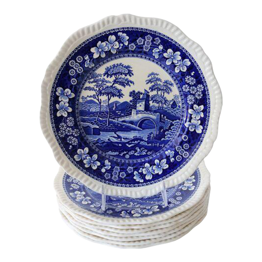 Copeland Spode Tower Dinner Plates, Set of 8