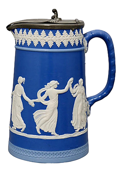 19th-C. Dudson Dancing Hours Pitcher