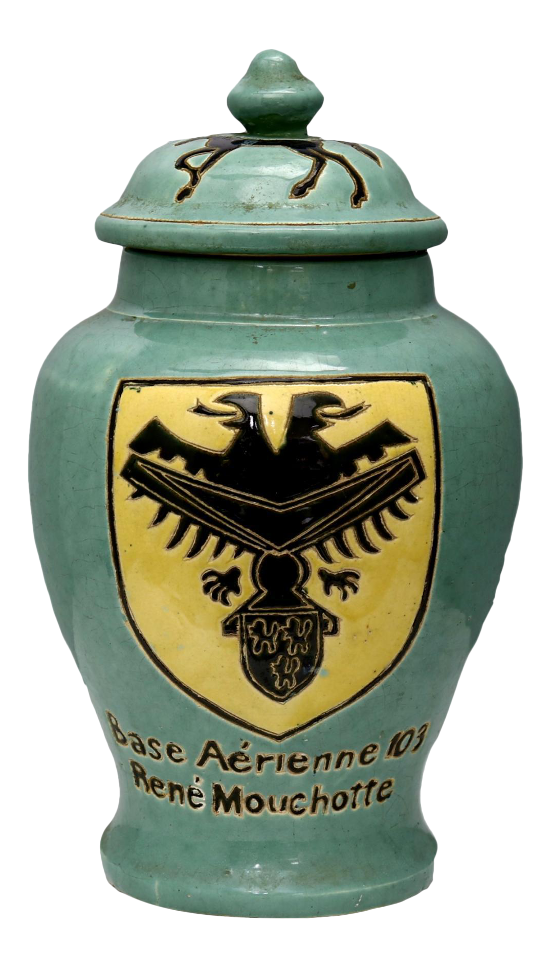 WWII French Military Commemorative Jar