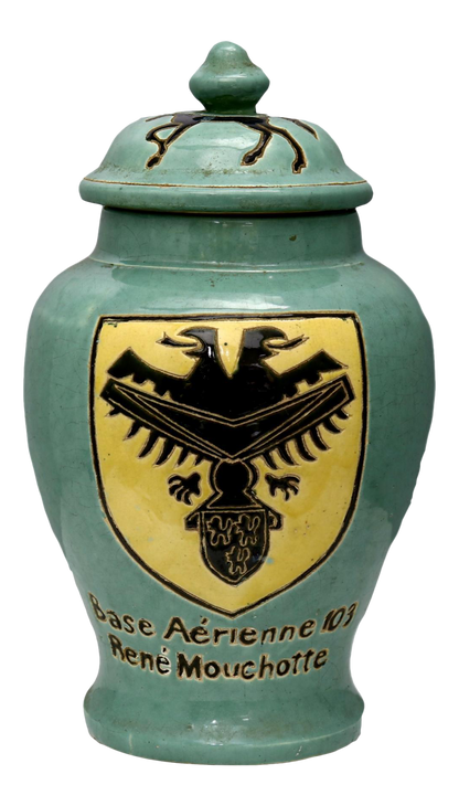 WWII French Military Commemorative Jar