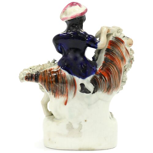 C. 1850 Staffordshire Girl on a Goat