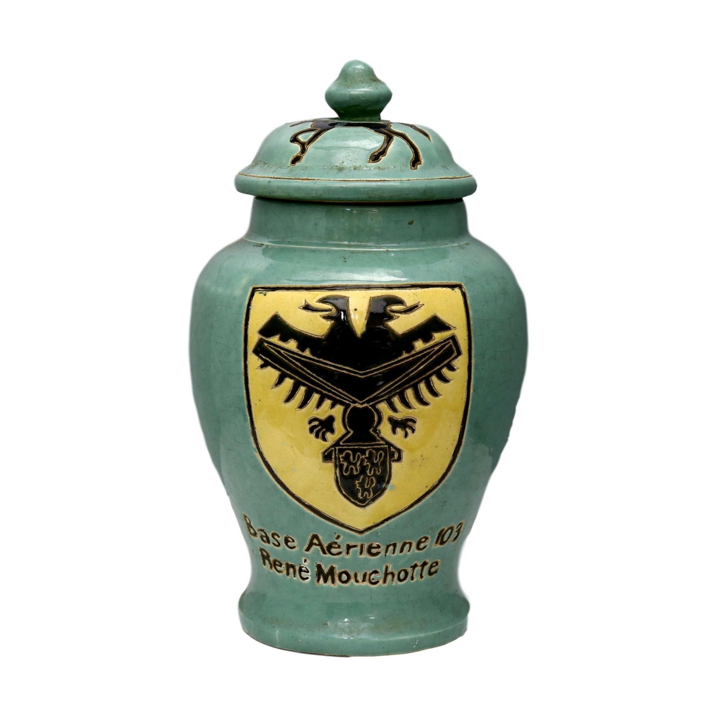 WWII French Military Commemorative Jar