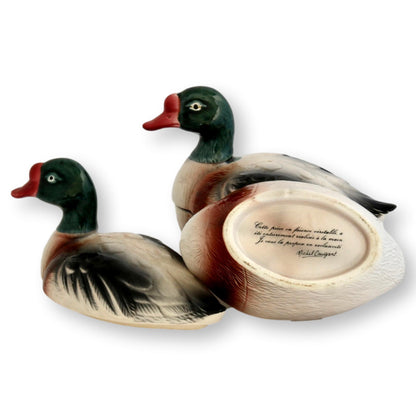 Mid 20th Century French Mallard Duck Pâté Tureens- Set of 2