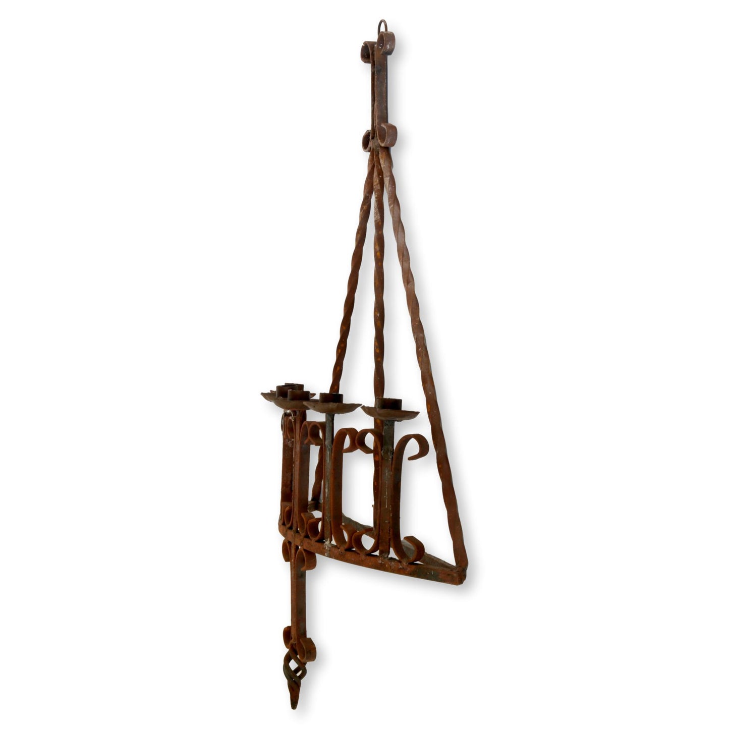 Early 20th Century California Wrought Iron Wall Candelabra