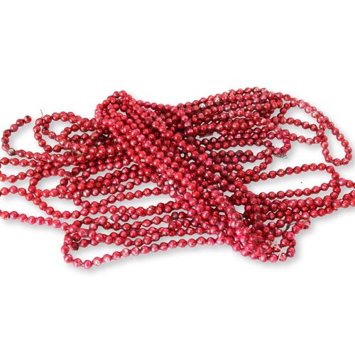 Set of 4 Mercury Glass Tree Garlands | 22Ft / 268" Total