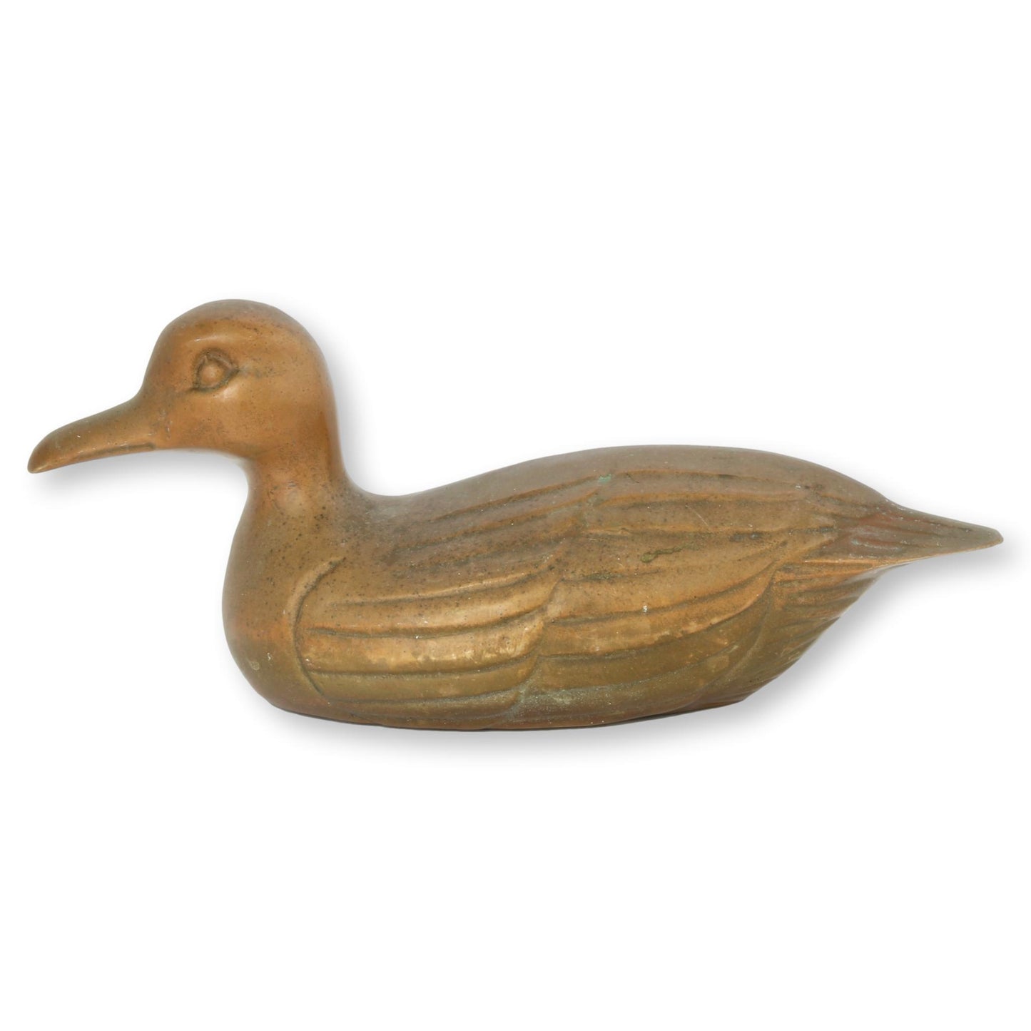 Midcentury Brass Duck Paperweight