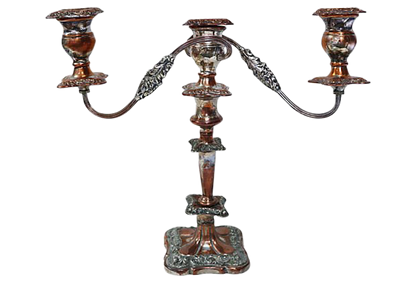 Antique Sheffield Silver-Plate Candelabrum