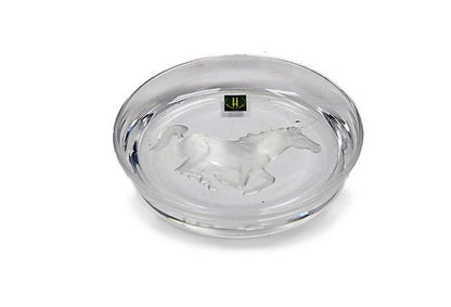 Japanese Crystal Horse Wine Coaster