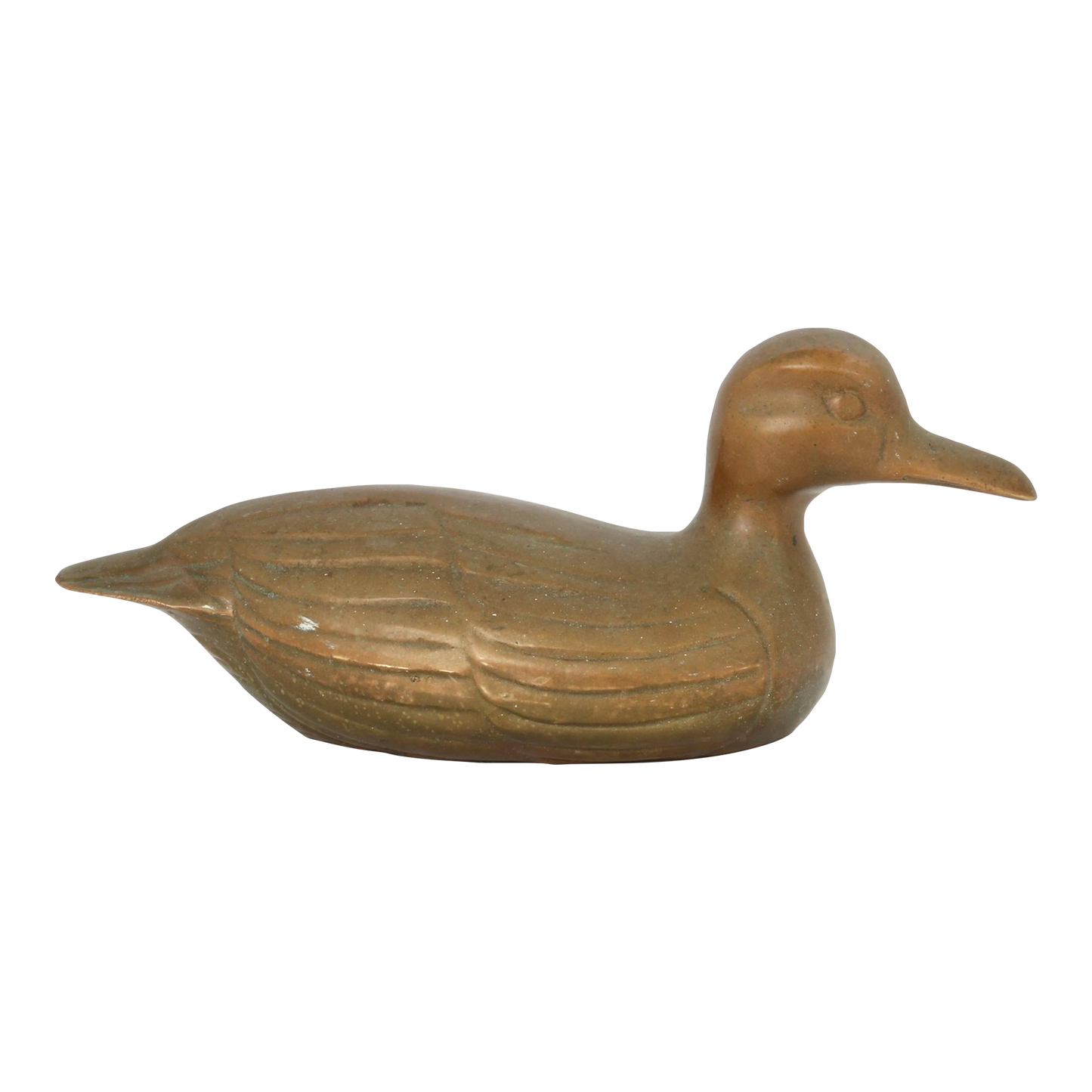 Midcentury Brass Duck Paperweight