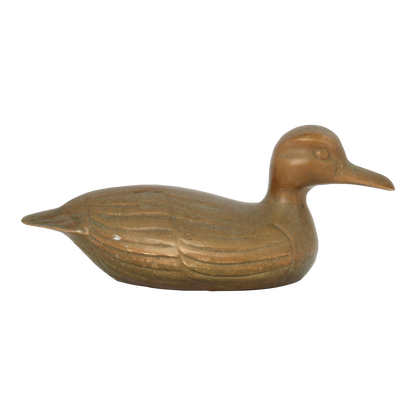 Midcentury Brass Duck Paperweight