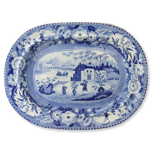 Early 19th Century Transferware Platter