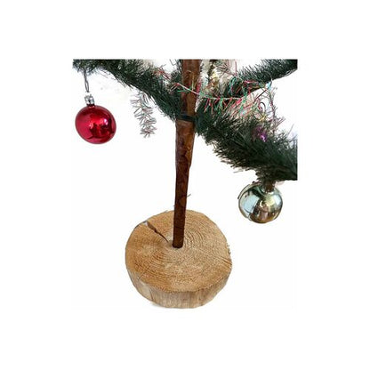 Midcentury Bottle Brush Tree w/ Ornaments