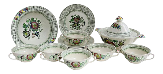 Mason's Ironstone Soup & Salad Set