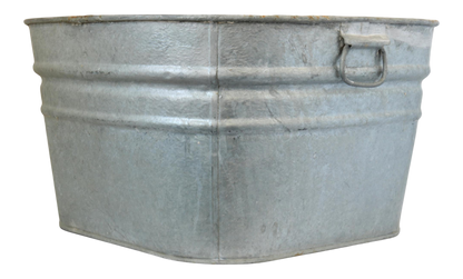 Vintage Galvanized Metal Tub / Planter