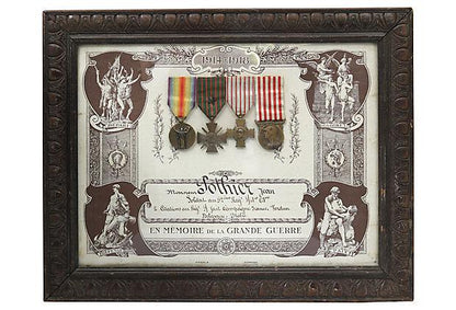 World War I French Souvenir De La Grande Guerre 1914 / 1918