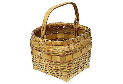 Late 20th Century Maine Indigenous Swing-Handle Basket