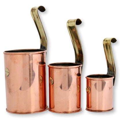 1940s English Copper & Brass Pub Ale Measures