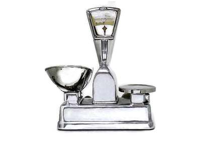 Antique Vandome & Hart Chrome Shop Scale