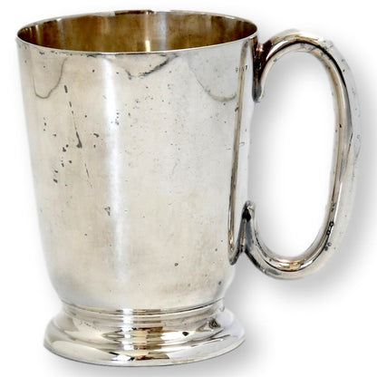 Early 20th Century Walker & Hall Sheffield Silverplate Tankard withCrest