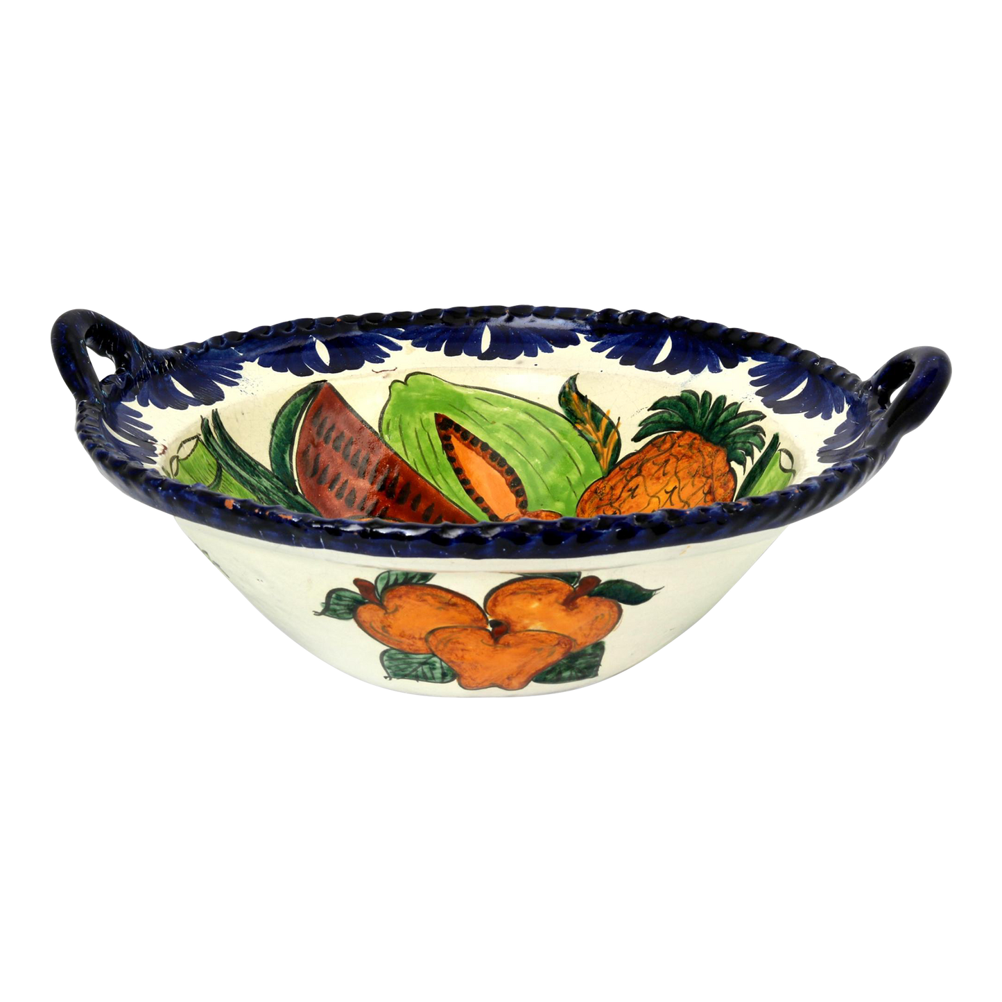 Large Italian Faience Centerpiece Bowl