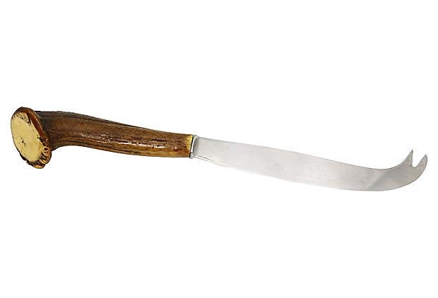 French Horn Handle Cheese/Citrus Knife