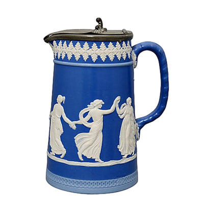 19th-C. Dudson Dancing Hours Pitcher