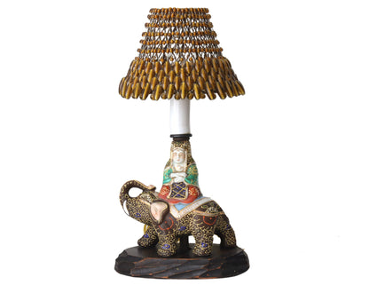 1930s Small Japanese Elephant Lamp