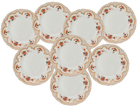 Mason's Grosvenor 10.5" Dinner Plates, Set of 8