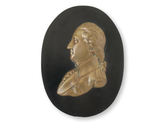 Antique George Washington Bronze Plaque